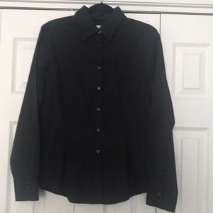 Brooks Brothers Black Blouse